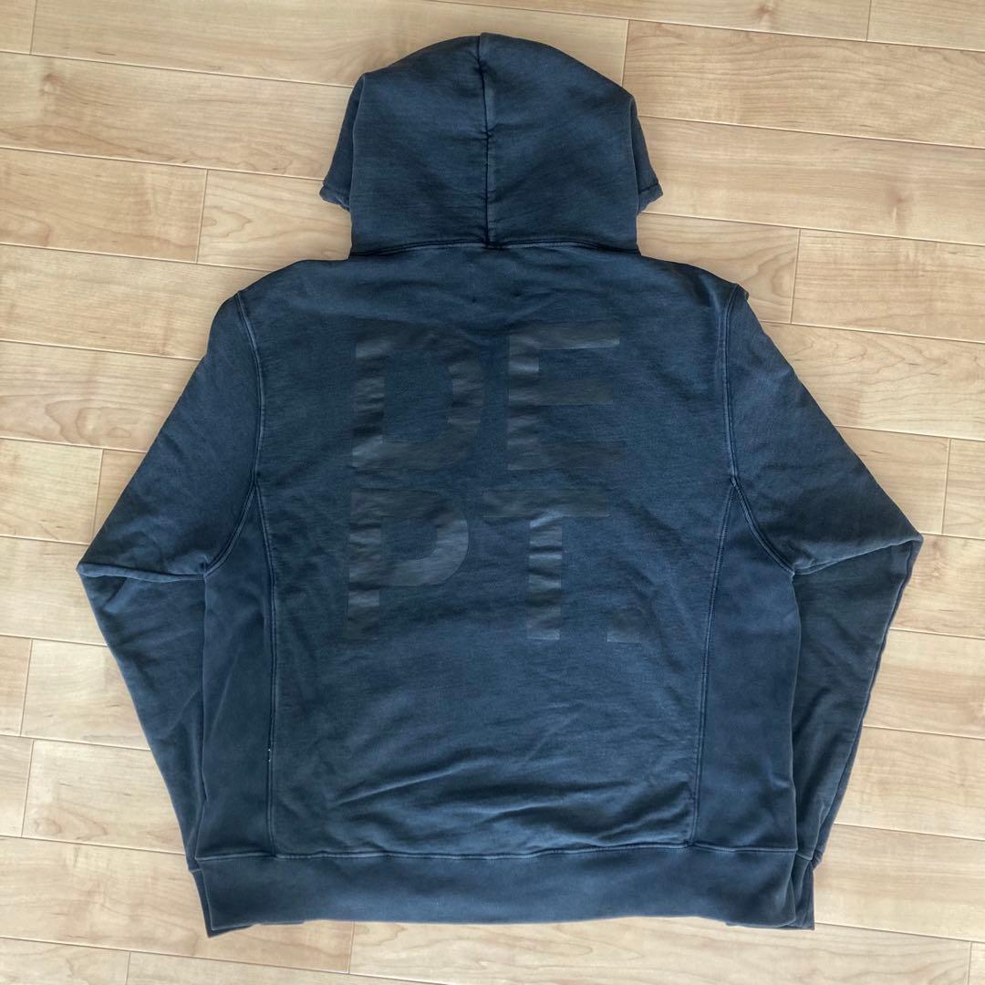 レア GALLERY DEPT 21AW FLAMES HOODIE ブラック