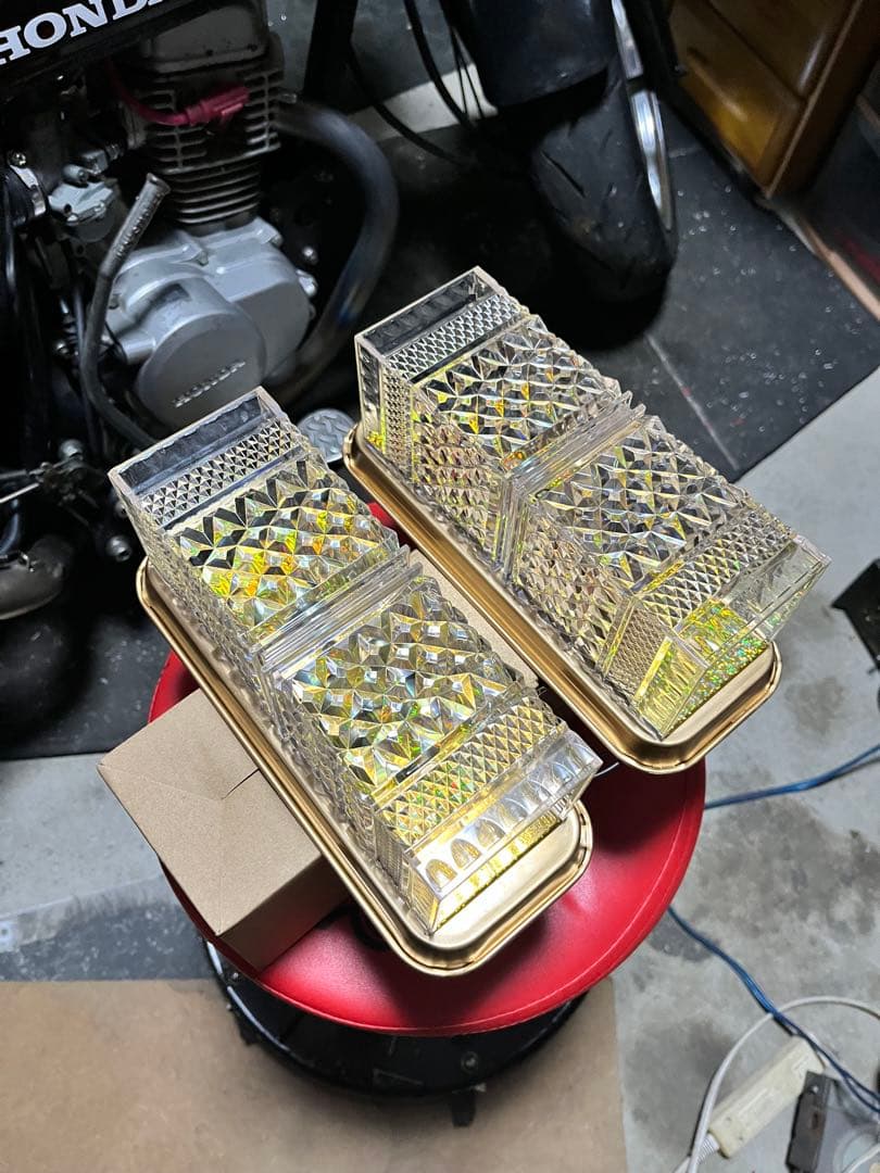 壁掛けシャンデリア/自作シャンデリア/トラックシャンデリア