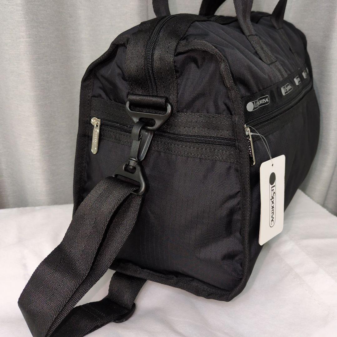 ■すーさん新品未使用LeSportsac ブラックボストン ミディアム