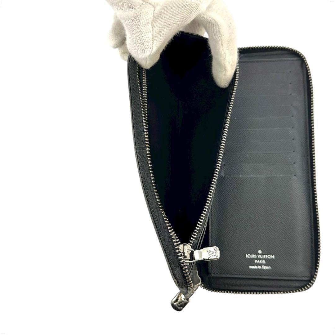 新型 IC　ルイヴィトン　エクリプス　ジッピーヴェルティカル　ブラック　財布