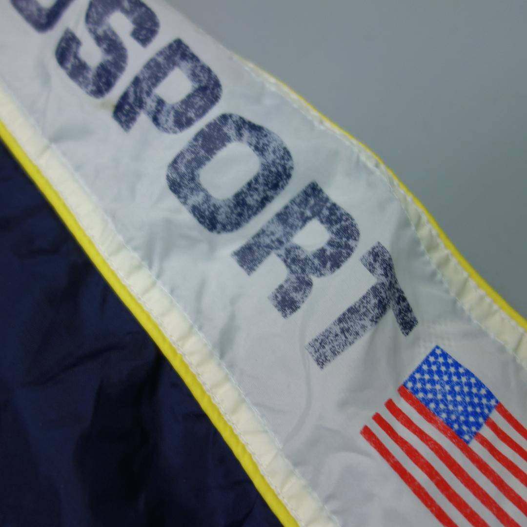 ペ*ゼ様 7898 90s ポロスポーツ ナイロン ジャージ セットアップ メン