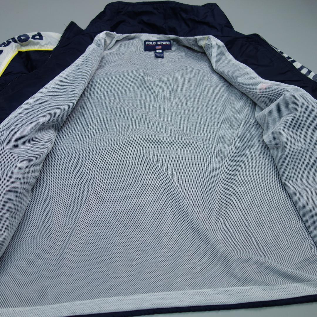 ペ*ゼ様 7898 90s ポロスポーツ ナイロン ジャージ セットアップ メン