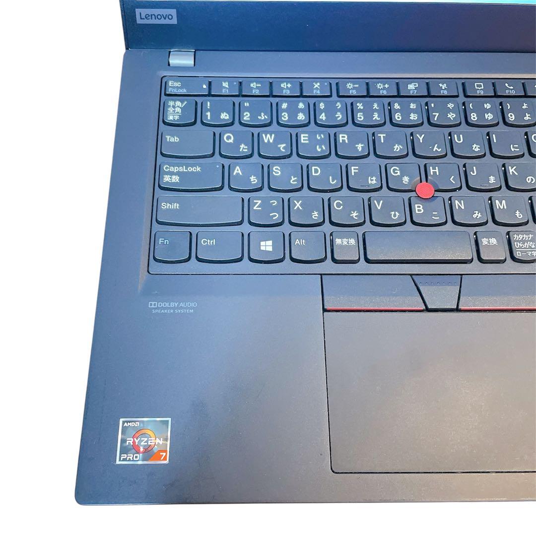 ThinkPad X13 Gen1 Ryzen7 メモリ32GB SSD1TB