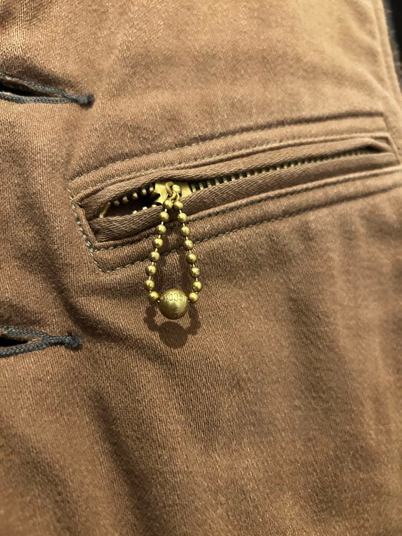 レア　リアルマッコイズ　ダブルダイヤモンド　アルパカベスト　デッキベスト