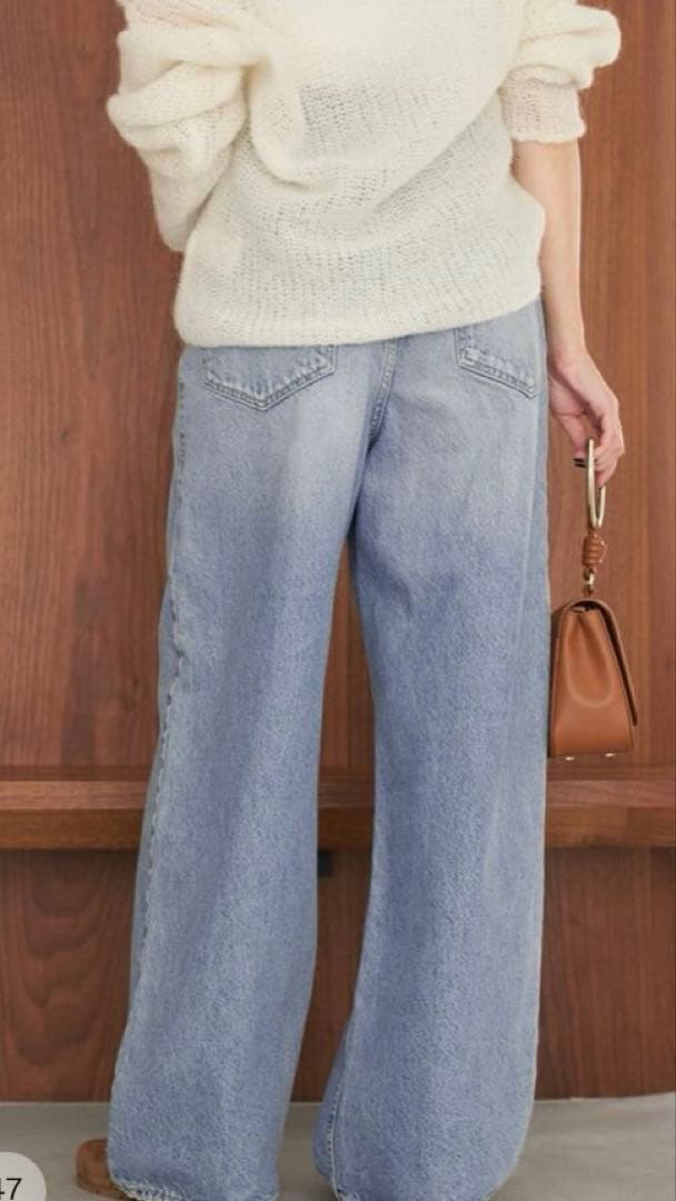 plage名品 R’IAM WIDE デニム34