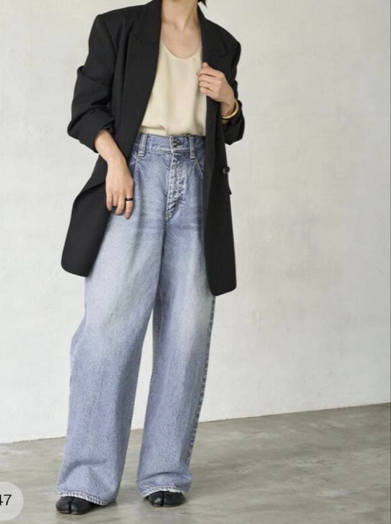 plage名品 R’IAM WIDE デニム34