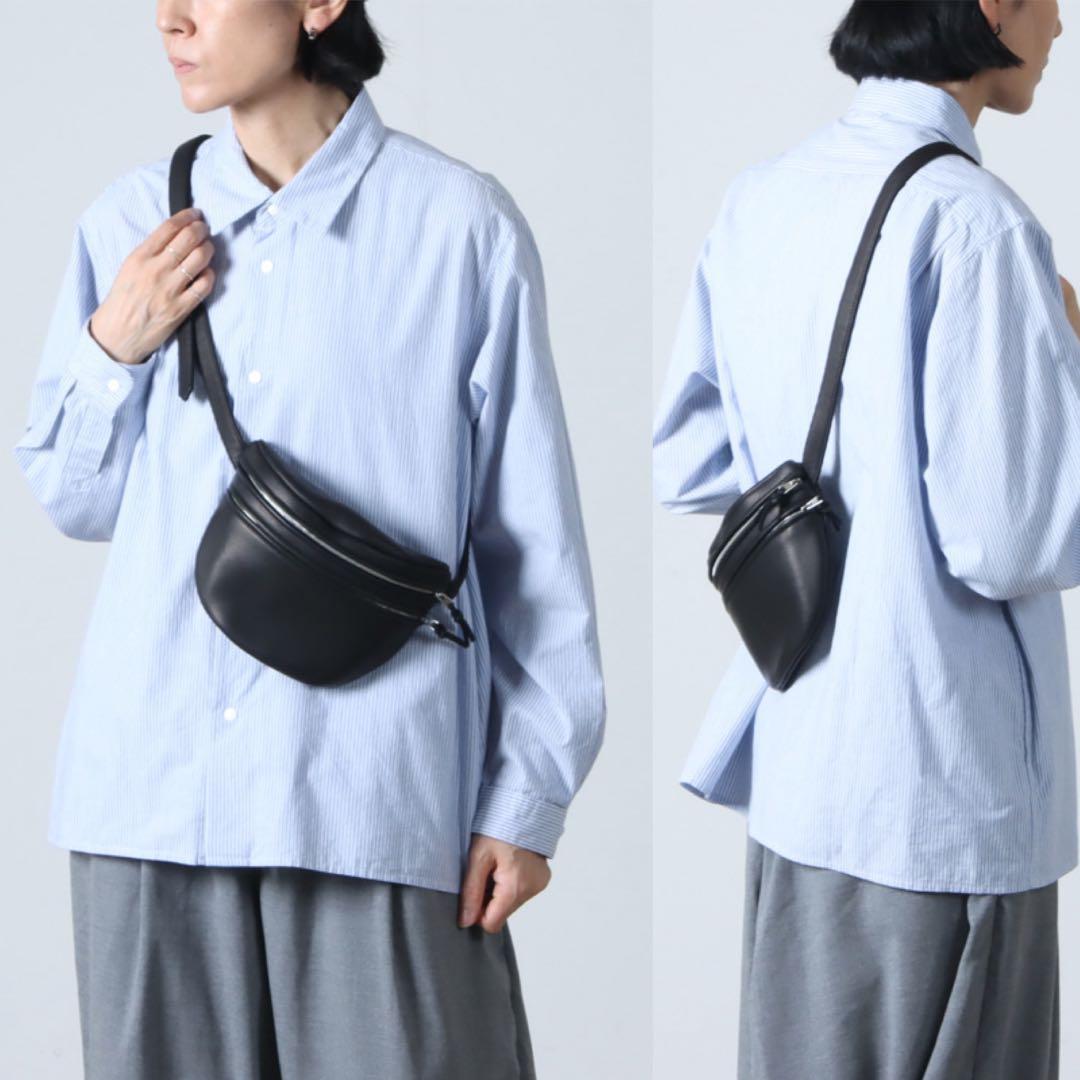 新品 定5.3万 Aeta アエタ ディア レザー ウエスト ポーチ M