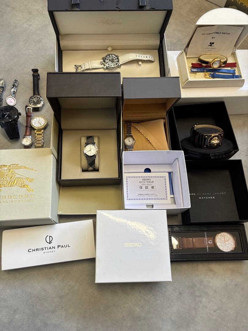 コ*)様 【お宝発見】時計おまとめ　ジャンク　GaGa Milano Burbe