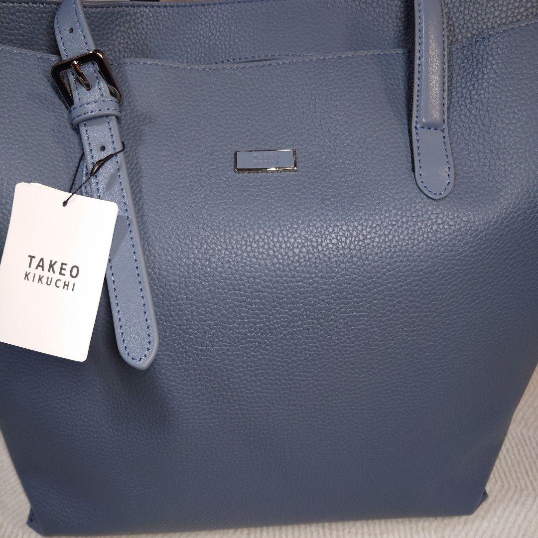 タケオキクチ　レザーハンドル シュリンクPU トート