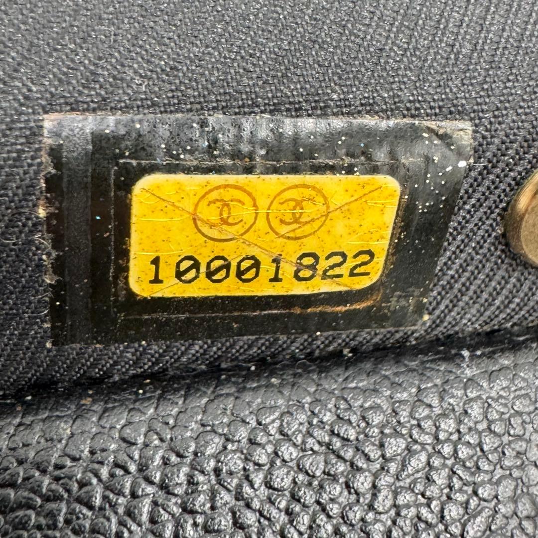 CHANEL シャネル ココボタン レザー 6連 キーケース ブラック シリアル