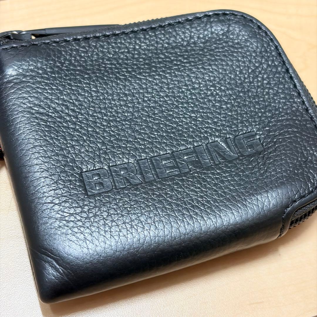 BRIEFING ブリーフィング ブラックレザー ウォレット 廃盤 レア