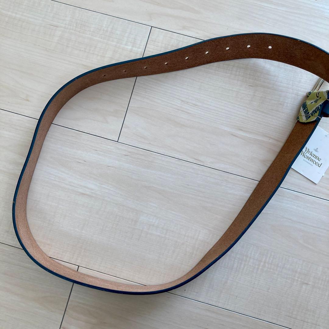 【タグ付き未使用】Vivienne Westwood ベルト グリーン ロゴ