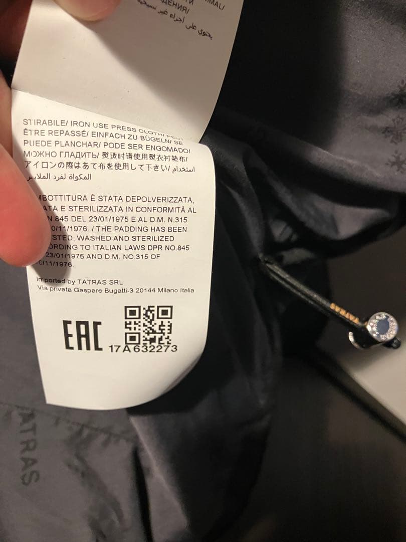 週末セール　タトラス　ドミツィアーノ　ブラック　サイズ03