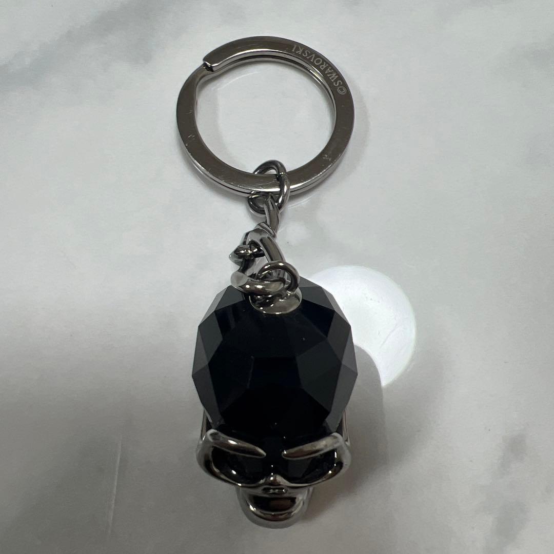 Swarovski スカル キーホルダー(刻印入り)