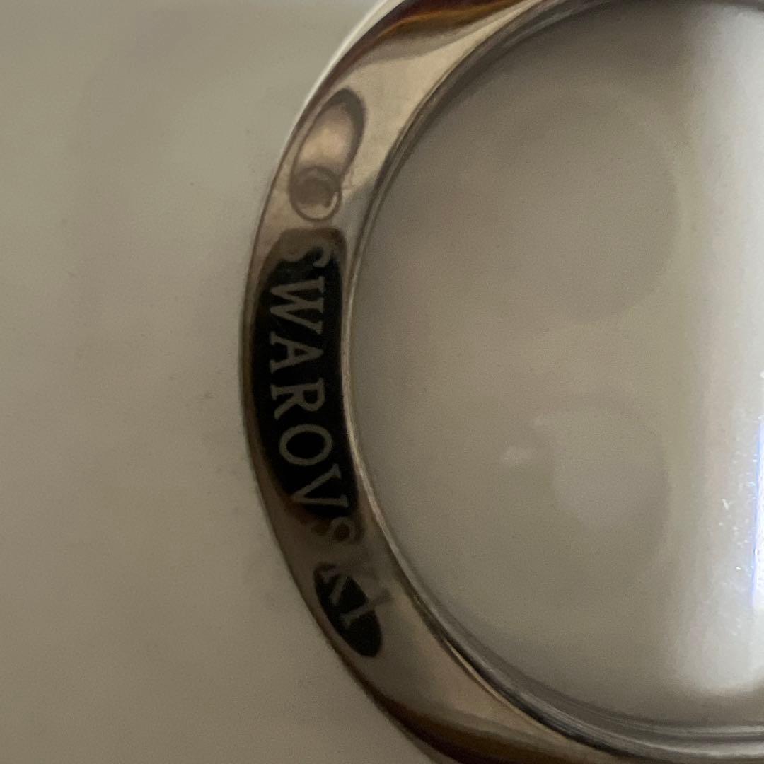 Swarovski スカル キーホルダー(刻印入り)