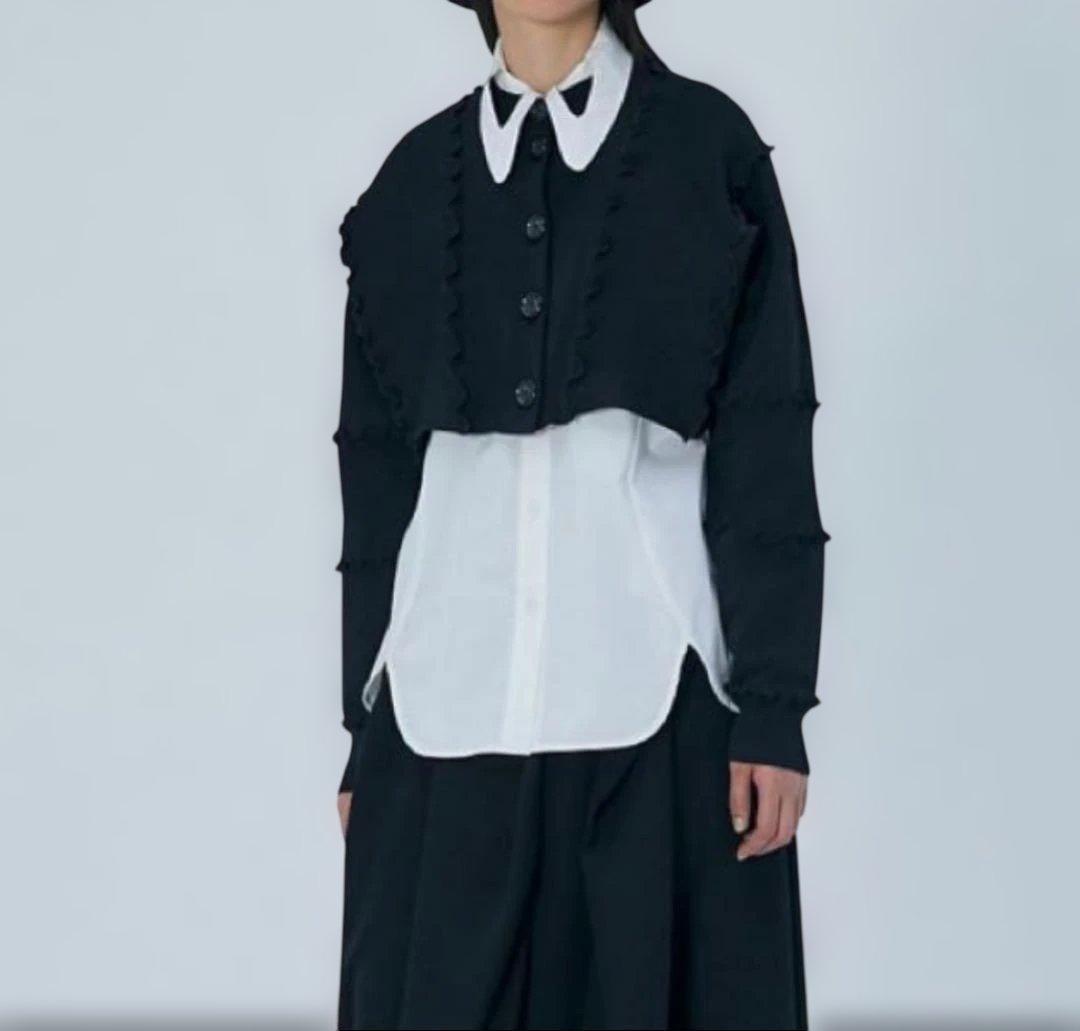 ENFÖLD エンフォルド　HOLE-COLLARSHIRT