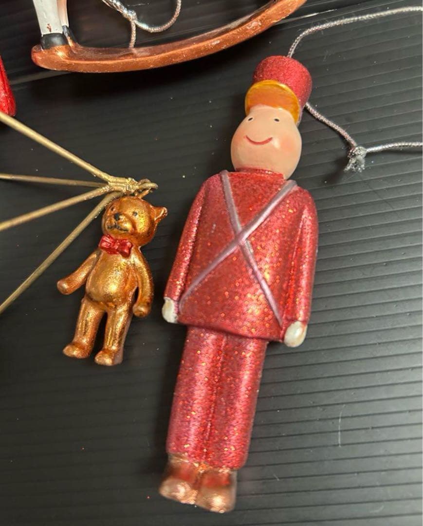 ②アンティーク調　オーナメント　クリスマスツリー　飾り　ディスプレイ　馬　象