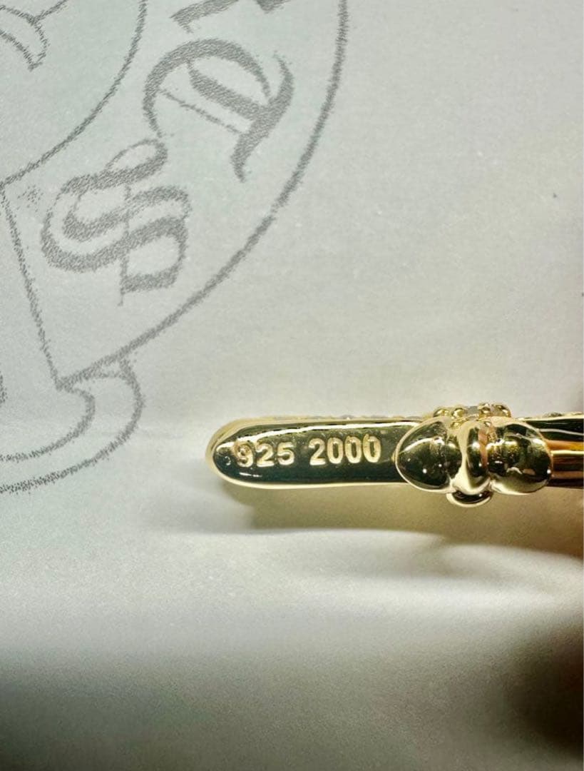 クロムハーツ　タイニーファット　チャーム　ペンダント　22k ダイヤ