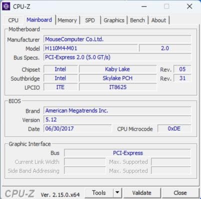 デスクトップパソコン Core i7 7700 16Gメモリー