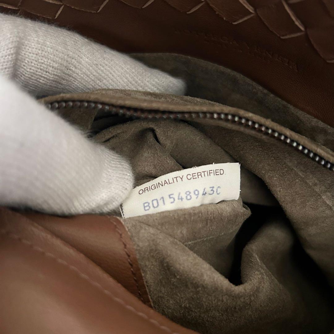 ■高級感■BOTTEGA VENETA イントレチャート　トートバッグ　ブラウン