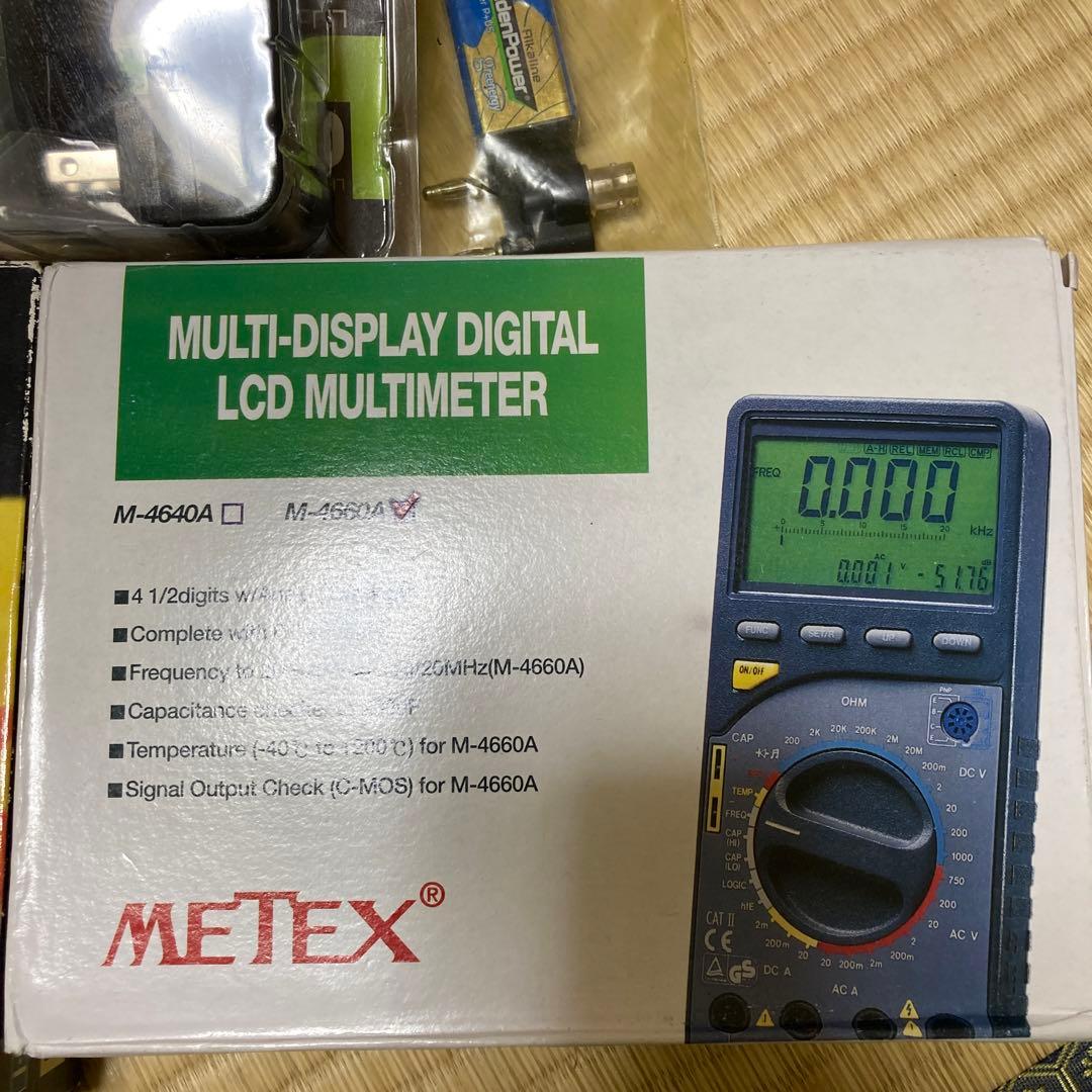 M-4660Aデジタルマルチメーター 新品未使用　デジタルテスター 電圧