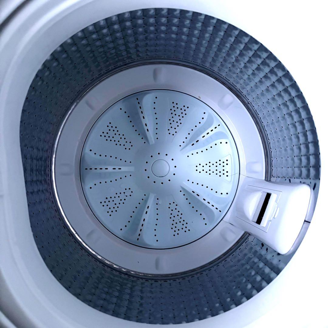 運搬取付無料！おしゃれシルバー純正AQUA冷蔵庫洗濯機2点セット！完動超美品！