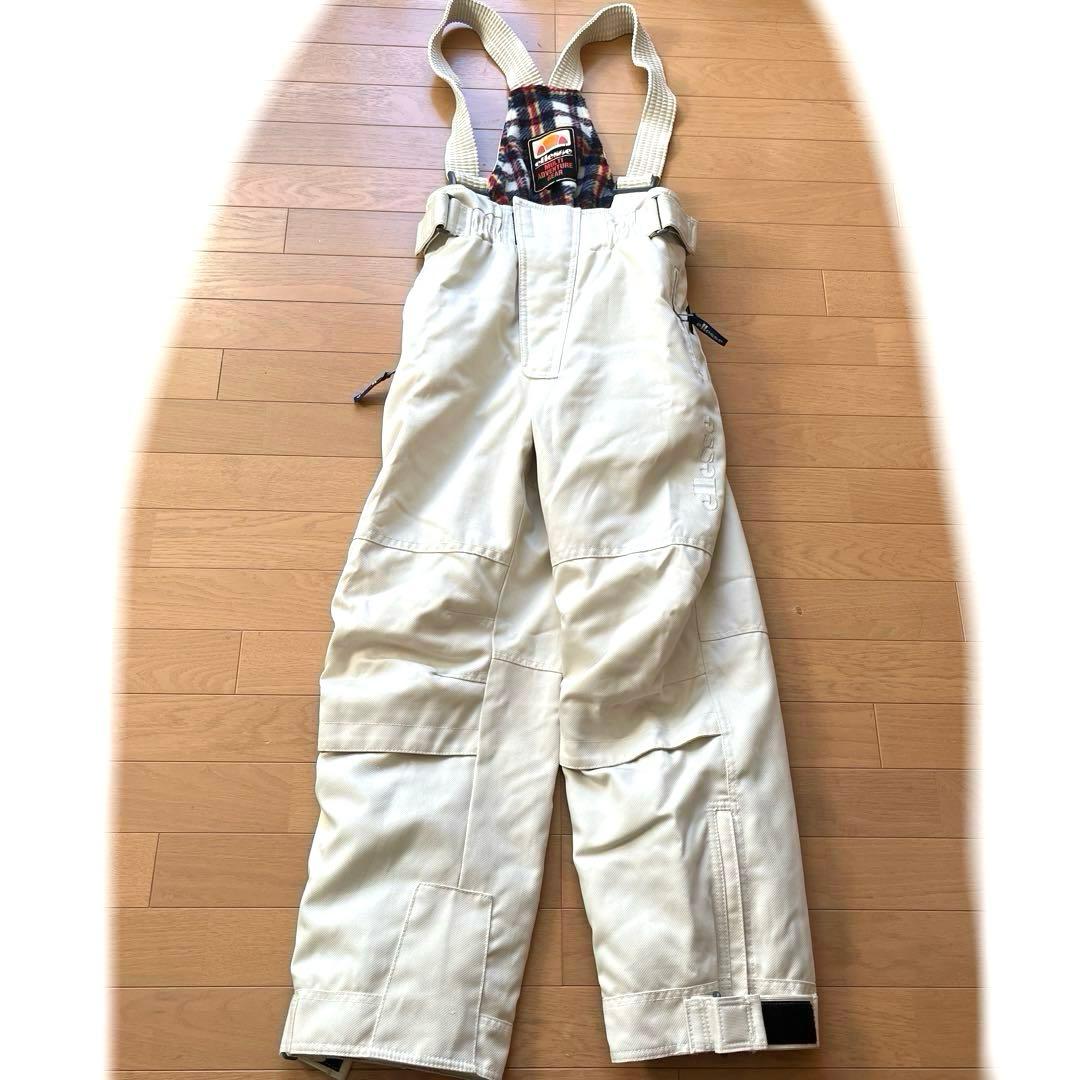 ellesse スキーウェア スノボ　白　赤　ゴールドウィン