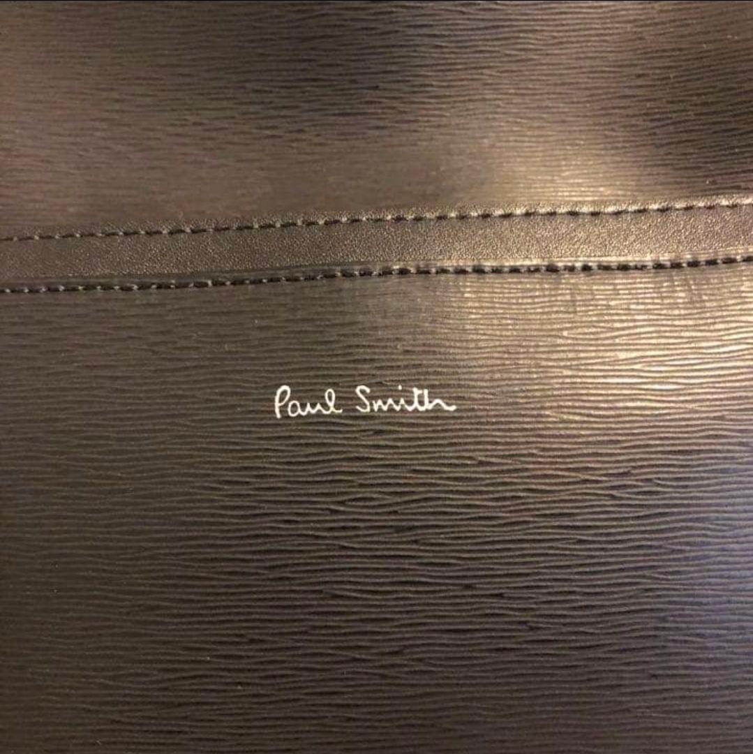 ポールスミス　レザーバック/リュック【マルチストライプハンドルスクエアリュック】