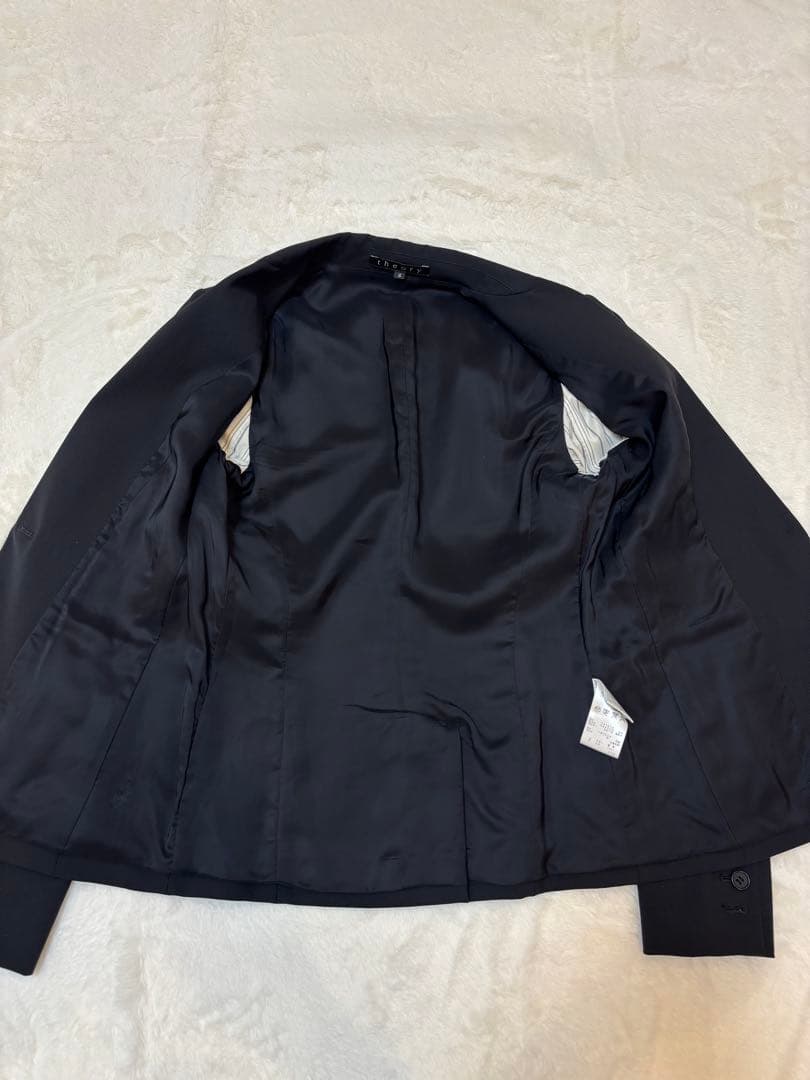 美品　セオリー theory ブラック セットアップ パンツスーツ サイズ2