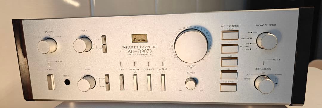 SANSUI AU-D907X プリメインアンプ 動作確認済み サンスイ 銘機