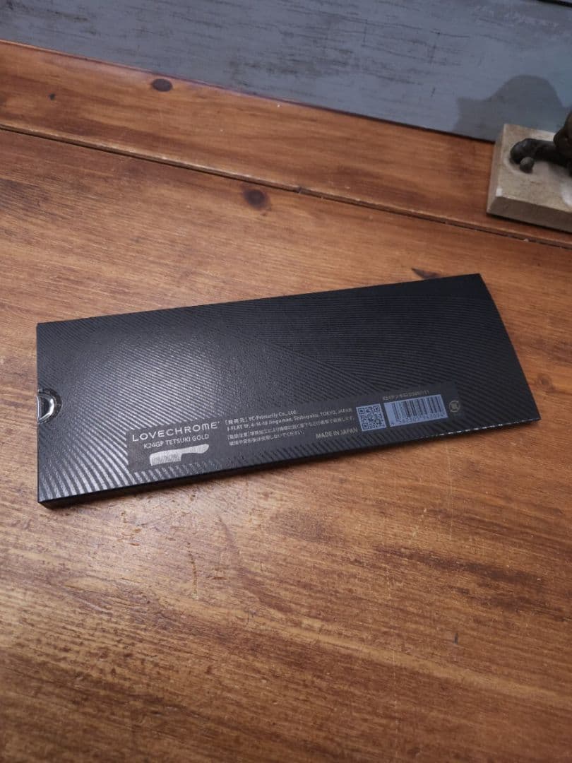 未開封☆LOVECHROME ラブクロム テツキ 櫛 美髪コーム ゴールド