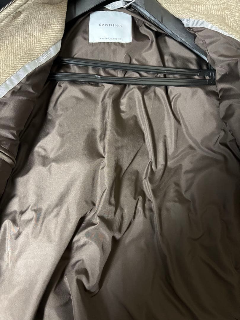 SANNINO サンニーノ撥水フランネルフィールドジャケット ロロピアーナ生地
