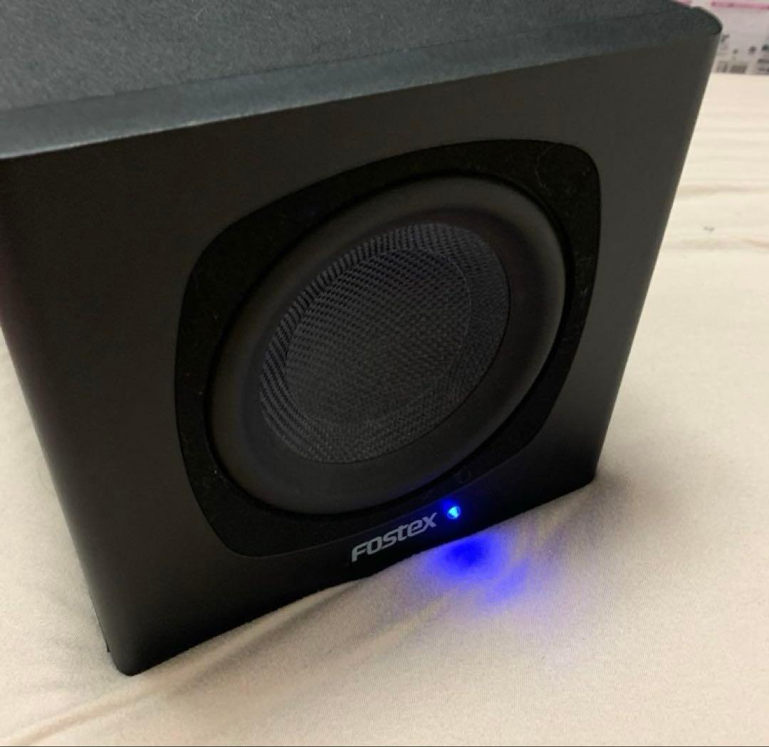 stex PM-SUBmini アクティブサブウーファー　RCAケーブル付き