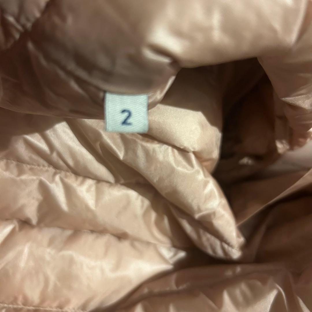 MONCLER ダウンジャケット BONITE ノーカラー ピンク