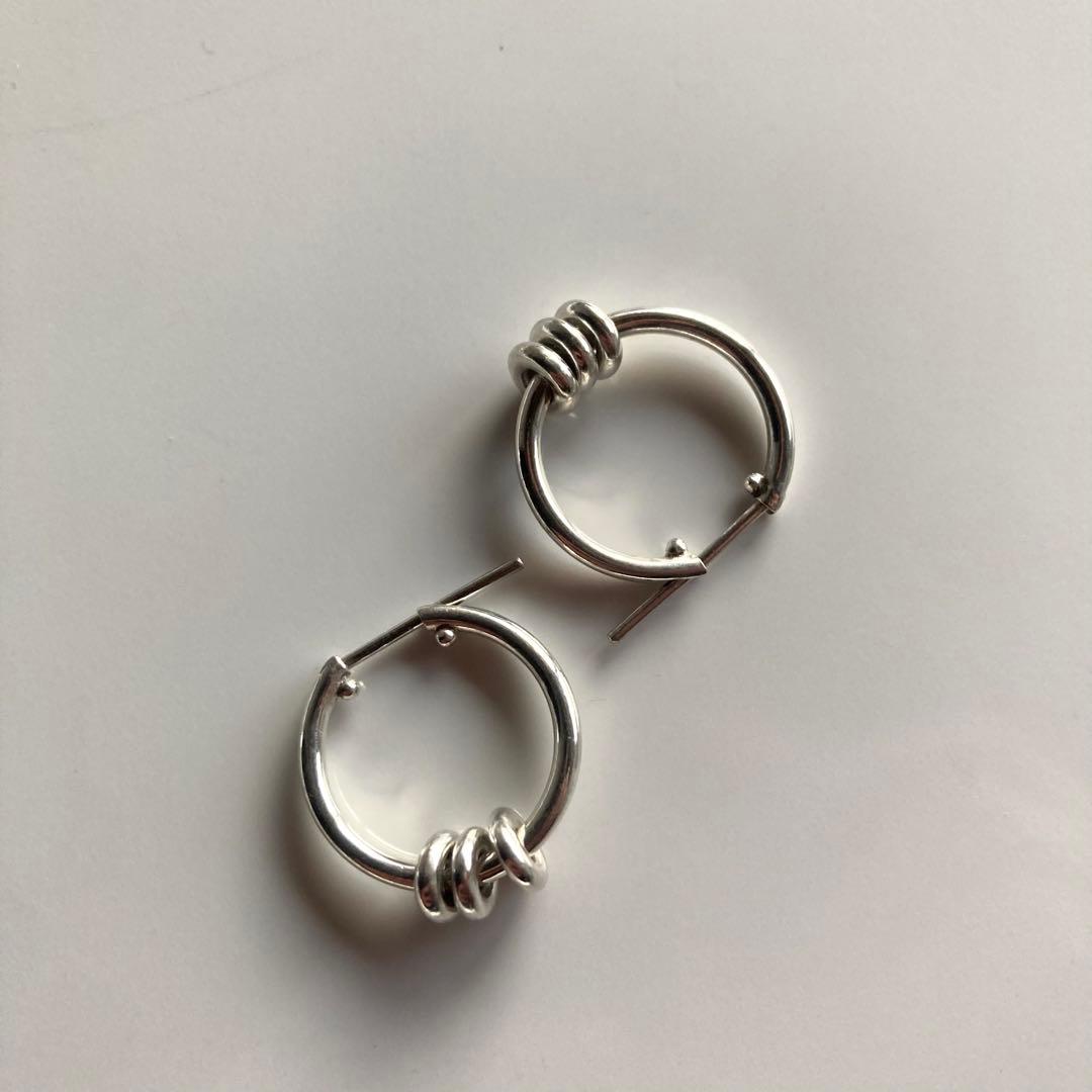 両耳　コムドット　ヤマト着用　ピアス　登坂着用　オールシルバー925 プープ