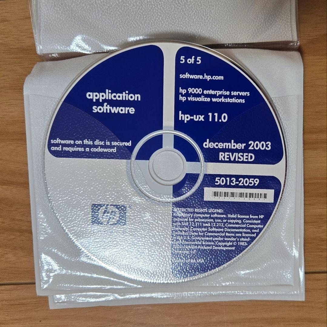 hp-ux 11.0 operating system　メディア9枚