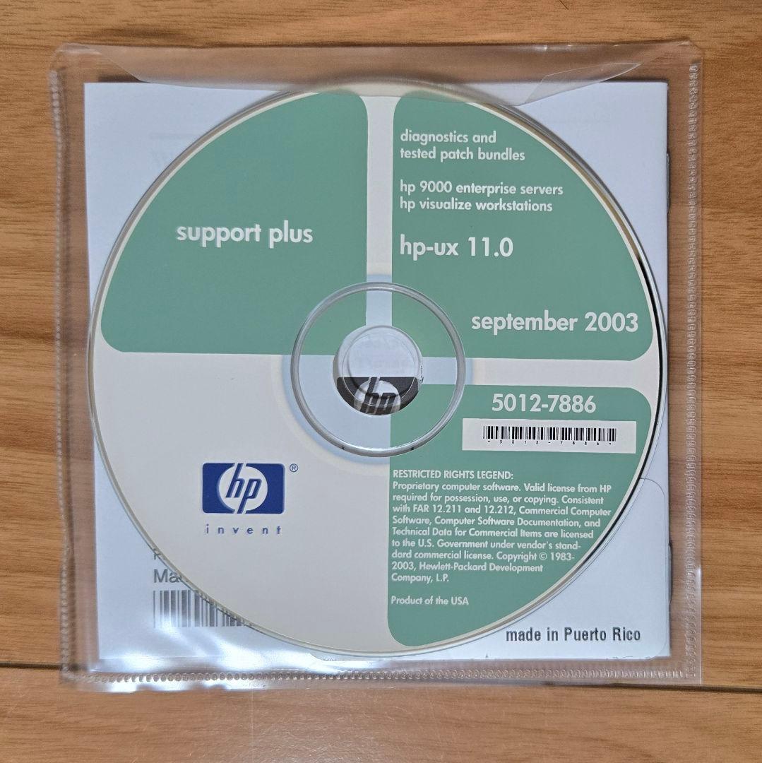 hp-ux 11.0 operating system　メディア9枚
