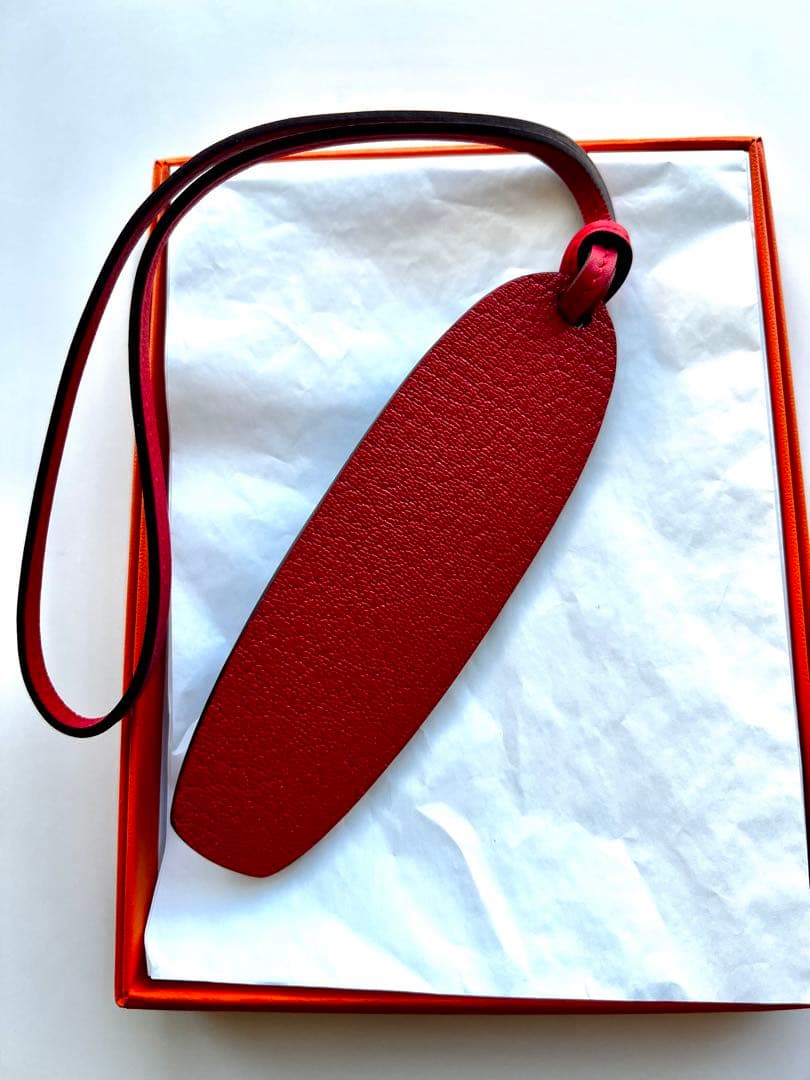 エルメス　サーフボード型　革ストラップ　レア　未使用