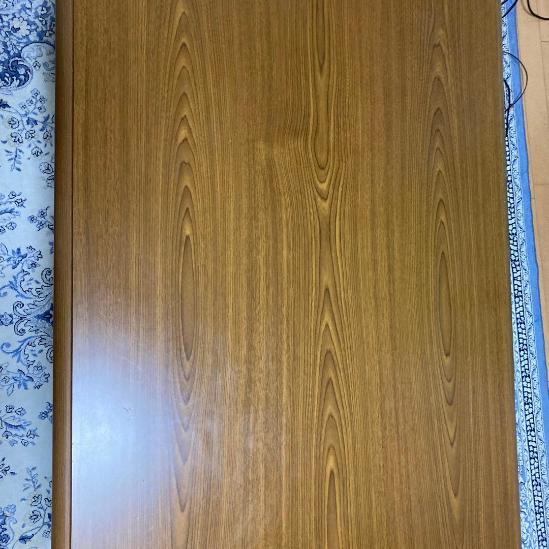引き取り限定木製長方形こたつ