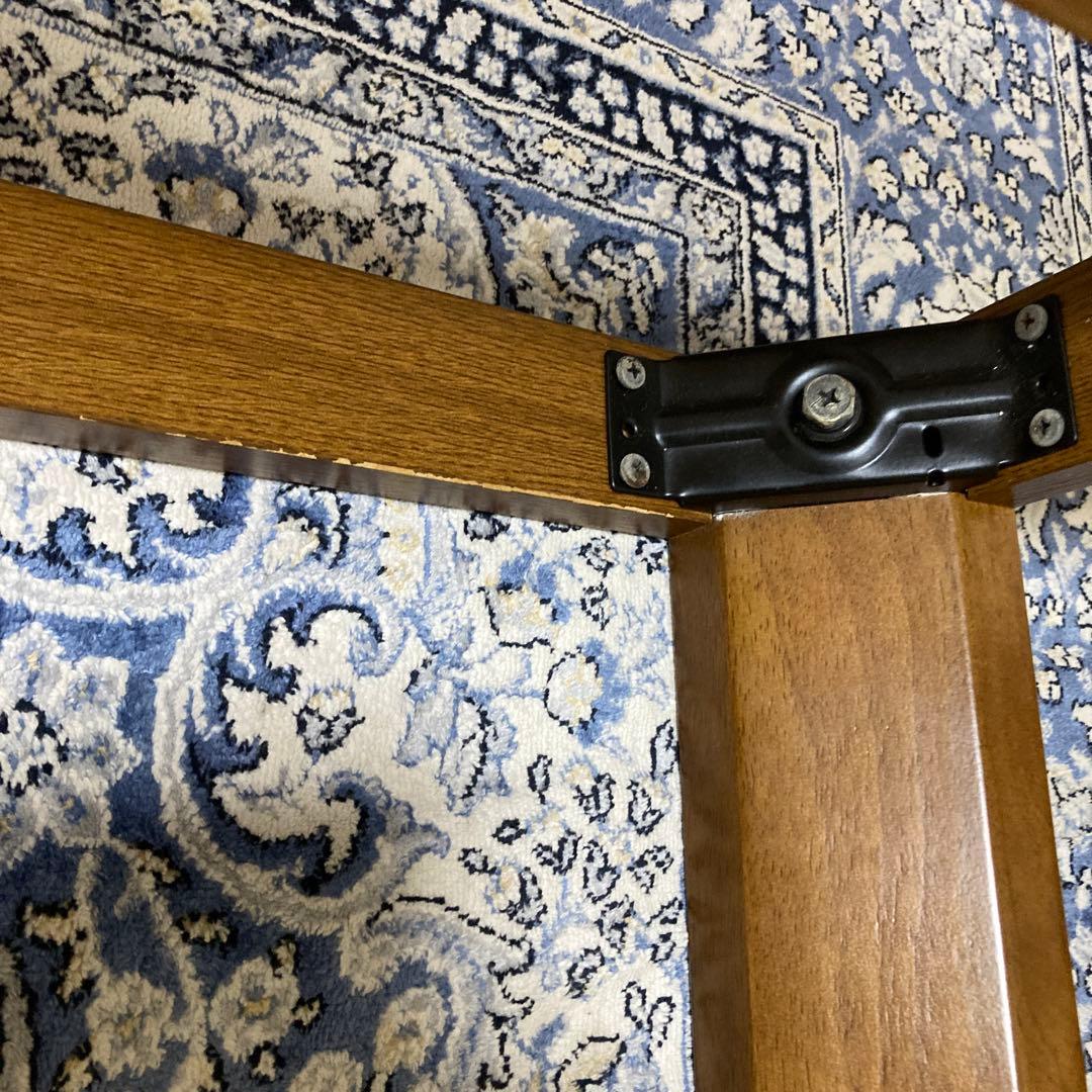 引き取り限定木製長方形こたつ