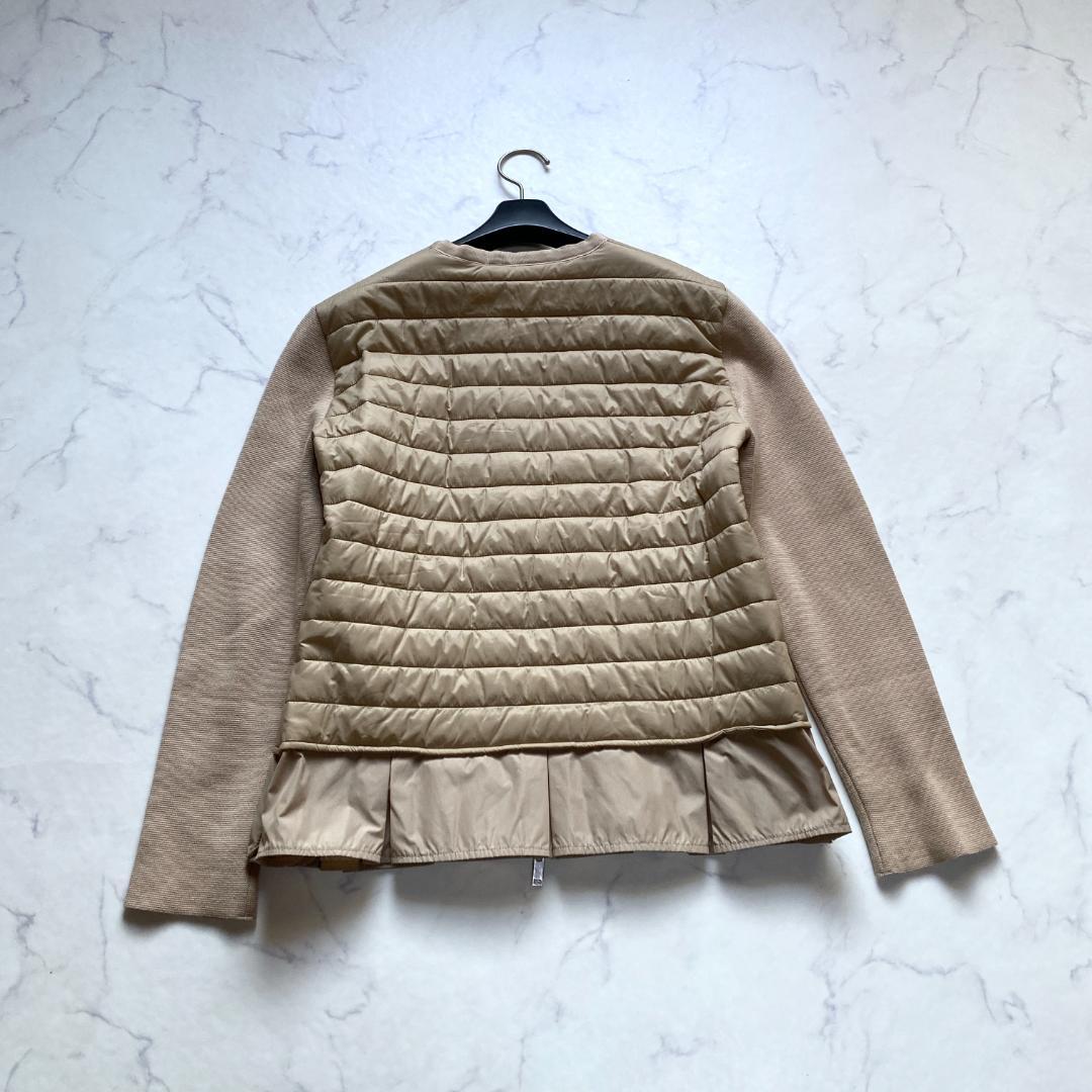 美品✨マレーラスポーツ Max Mara 切替 ニット 中綿 ベージュ