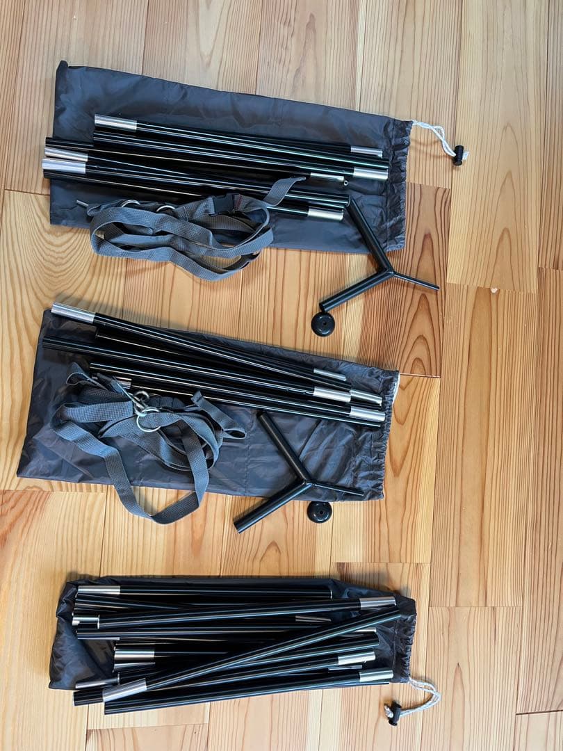 BUNDOK ソロベースex　二股ポール、グラウンドシートセット