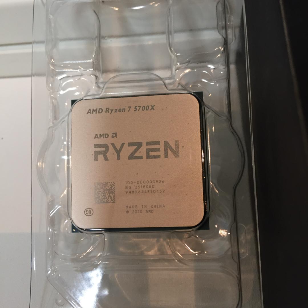 【新品未使用品】AMD Ryzen 7 5700X バルク品 おまけ付
