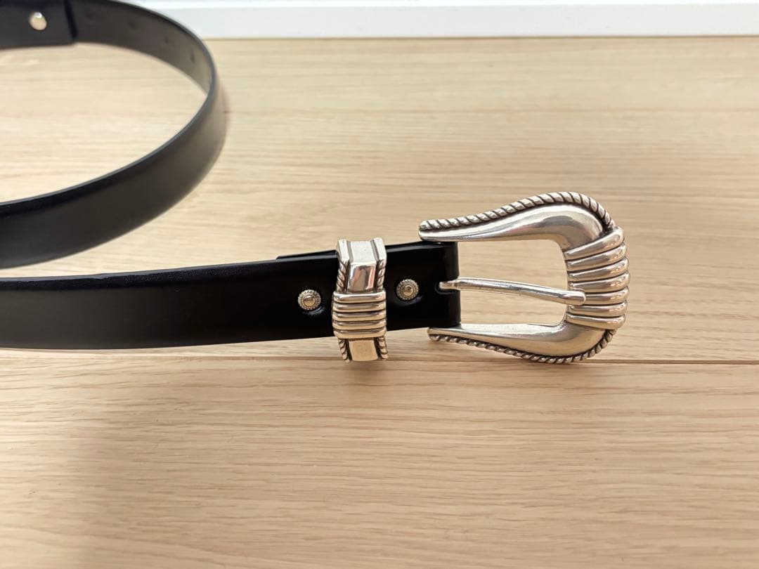 TOGA TOO メタルベルト 黒 Lサイズ