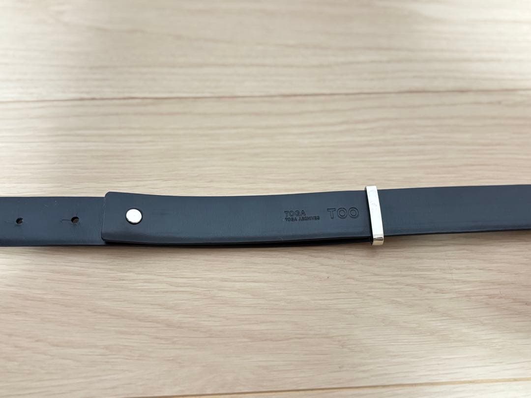 TOGA TOO メタルベルト 黒 Lサイズ