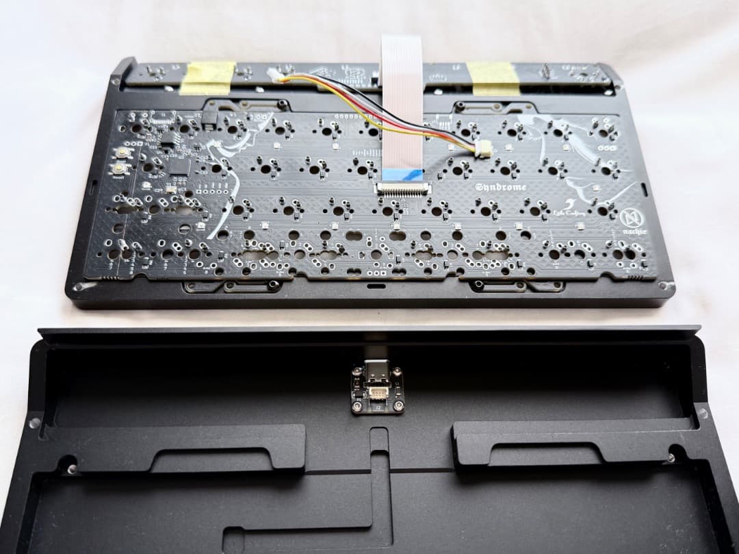 40%キーボード Detour 完成品＋予備PCB