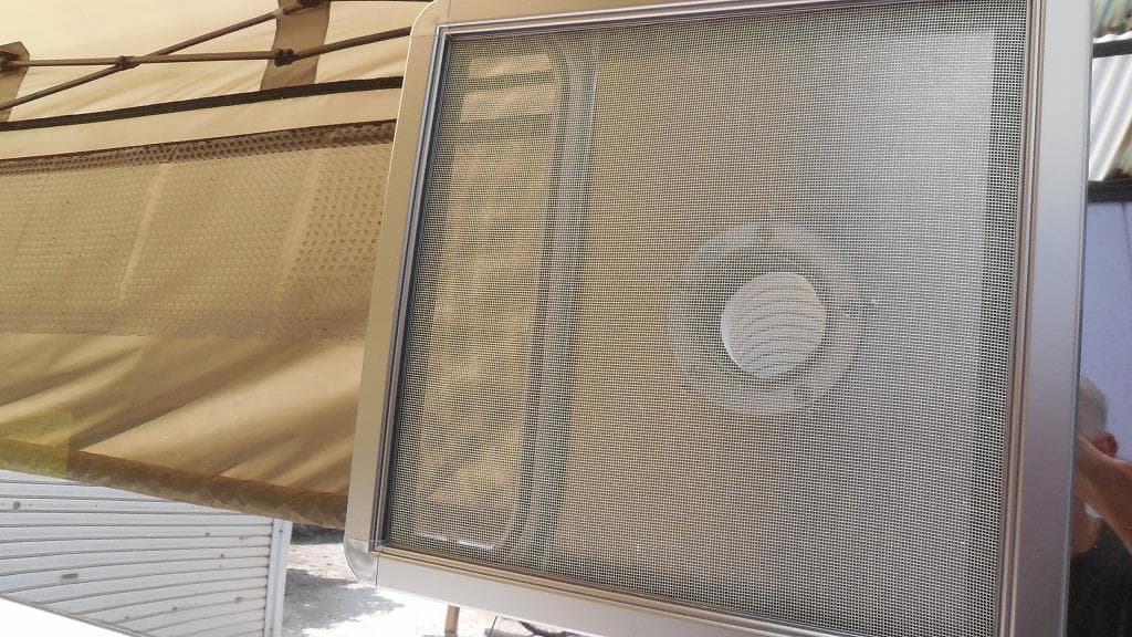 アイリスクーラー ICP-0301G排気ダクト付ハイエース２００系4型以降小窓用