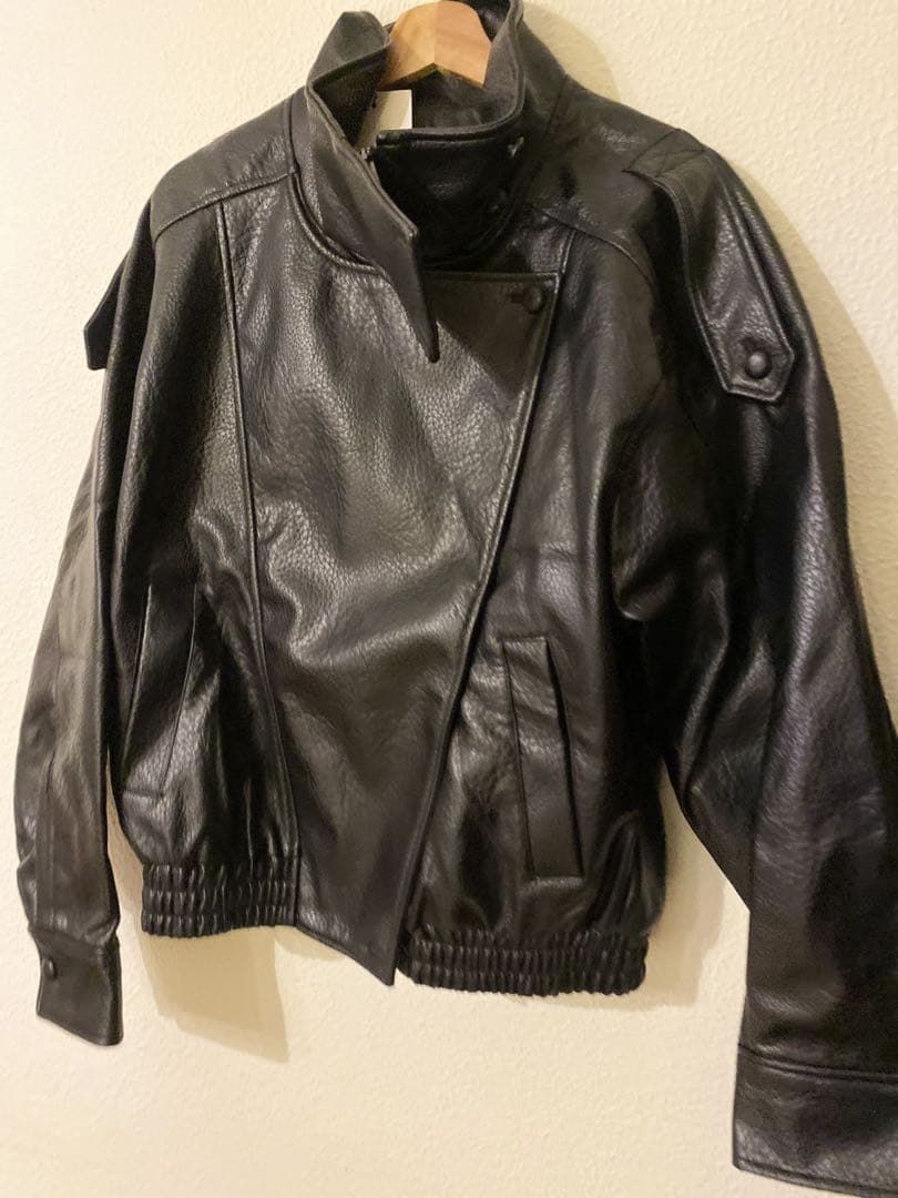 ZARA ブラック シングルライダースジャケット 美品 試着のみ