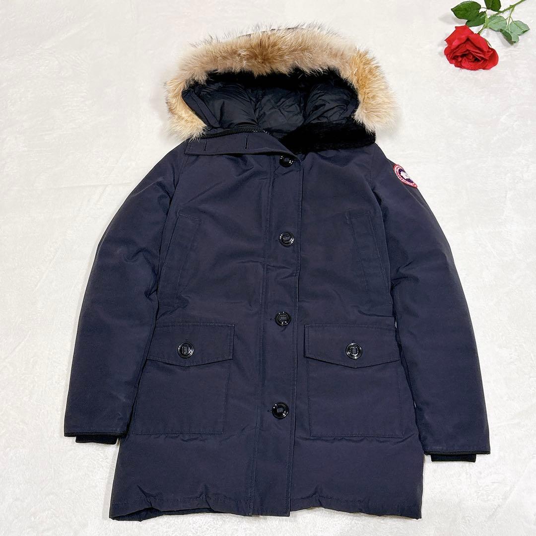 ほぼ未使用✨　カナダグース　ダウンジャケット　ブロンテパーカー　ネイビー　M