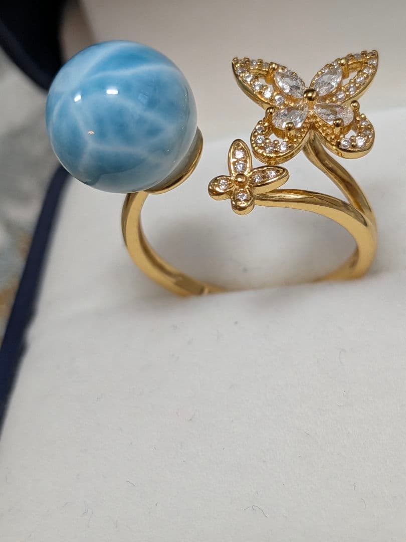 ラリマー　シルバーリング